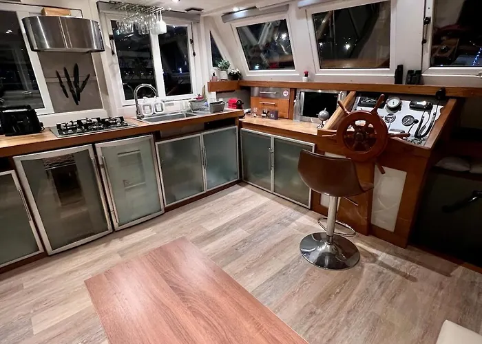 بوتيل Houseboat - Flottante Romantique Au Port De